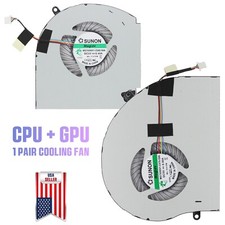 2PCS OEM CPU + GPU Cooling Fan For Dell Alienware 17 R4 R5 P31E ALW17C Laptop picture