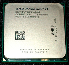 AMD Phenom II X 6  2.6 GHz 1035T Six Core Processor, HDT35TWFK6DGR, AM3, US picture