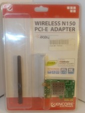 Encore Wireless N150 PCI-E Adapter w/ External Detachable Antenna 150Mbps NEW picture