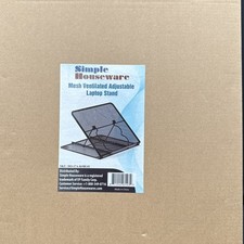 Mesh Ventilated Adjustable Laptop Black Stand,Adjust your laptop, notebook, iPad picture