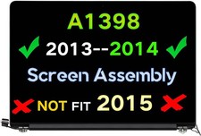 NEW Apple Macbook A1398 2013 Assembly EMC2674 EMC2745 EMC2876 EMC2881 picture