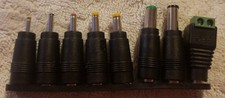 8 In 1 Power Barrel Jack Plug Universal DC Socket Changer 1.1/2.5 to 7.9 picture