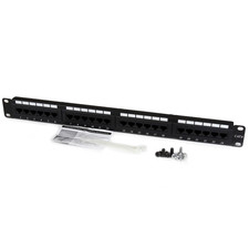 StarTech 24 Port 1U Rackmount Cat 6 110 Patch Panel (C6PANEL24) picture