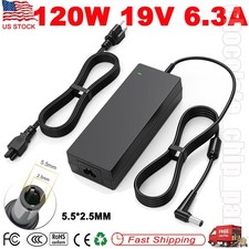 120W 19V 6.32A AC Power Supply Adapter Charger For ASUS ROG MSI Laptop 5.5x2.5mm picture