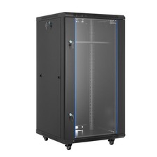 VEVOR 22U Network Cabinet Wall Mount Server Cabinet Rack Enclosure Glass Door picture