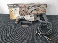 BLACK AND DECKER 1335-09 PROFESSIONAL HEAVY DUTY END HANDLE DRILL 120V 450 RPM picture