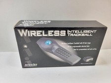 Vintage InterAct Wireless Intelligent Trackball Mouse 15ft Range 18 Keys PC picture