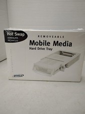Genica GN-210 Mobile Rack Hard Drive Tray Hot Swap 5.25 Bay IDE PATA Vintage picture