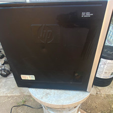 HP Pavilion Tower Desktop PC for Office, Optical Drive, Card Reader Black/Silver picture