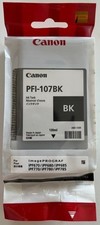 NEW Genuine Canon PFI-107BK Ink Tank/Cartridge for iPF510/iPF610/iPF710 picture