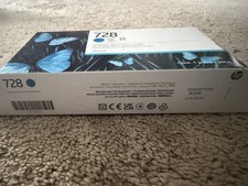 Genuine HP 728 Cyan 130ml DesignJet Ink Cartridge (F9J67A) - Sealed (June 2026) picture