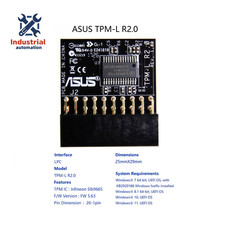 NEW ASUS TPM-L R2.0 TPM Module (20 Pin 20-1) Trusted Platform  picture