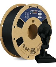 OVERTURE PLA Plus PLA+ 3D Printer Filament 1.75mm, 1kg Black picture