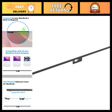 Magnetic Webcam Cover Slide - Ultra-Thin Privacy Shield & Camera Blocker - Steel picture
