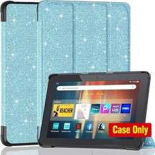 Trifold Stand Case for Fire HD 8 Tablet (10th/12th Generation) - Slim Light Blue picture