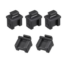 5 x Silicone SFP Anti-Dust Stopper Cap Cover Black picture
