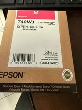 Genuine Epson T40W3 Magenta 50mL SureColor T2170 T3170 T5170 T5170 Exp 01-2029 picture