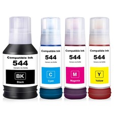 T544 Ink Refill Bottles For L1210 L1250 L3110 L3150 Printer Tinta 4 PCS picture