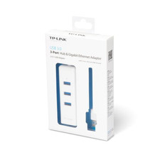 TP-LINK TL-UE330 USB 3.0 to Gigabit Ethernet Adapter & USB HUB 3-port USB 3.0 picture