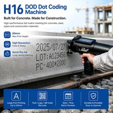 60mm Handheld DOD Printer for Concrete Block Date picture