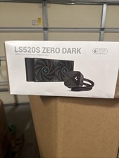 Deepcool LS520S ZERO DARK Liquid CPU Cooler 240mm Pure Performance SEALED picture