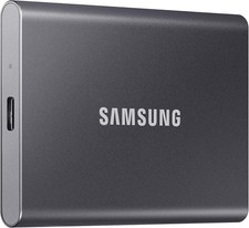 Samsung - T7 4TB External USB 3.2 Gen 2 Portable SSD MU-PC4T0T- Gray Excellent picture