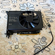 EVGA NVIDIA GeForce GTX 750 Ti SC 2GB GDDR5 SFF PCIe DVI HDMI DirectX picture