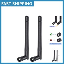 Compact Dual Band WiFi Antennas - 2-Pack for Enhanced Streaming & Security picture