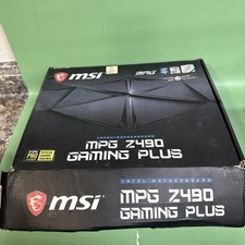 MSI MPG Z490 GAMING PLUS Gaming Motherboard (ATX, LGA 1200, DDR4) -NOT  Tested picture