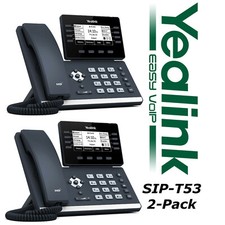 2 Yealink SIP-T53 Dual Port Gigabit Ethernet Prime Business Phone HD Voice Entry picture