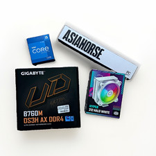 GIGABYTE B760M DS3H AX DDR4 mATX LGA1700 Motherboard + Intel Core i5 2.50GHz picture