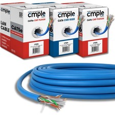 Cat5e Plenum Cat6 Riser Cable 1000ft Bulk Cat 5e Cat 6 Ethernet Cable (CMP CMR) picture