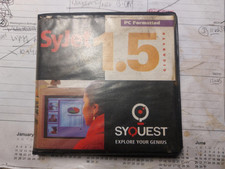 VINTAGE -Syquest SyJet 1.5 Gigabyte PC Formatted Media Storage Disc NOS open box picture
