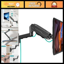 Height Adjustable Full Motion Single Monitor Wall Mount 13-32