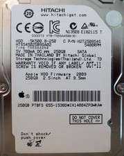 Hitachi HTS545025B9SA02 Apple#655-1538D 2.5
