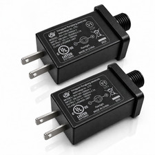 12V 18W Class 2 Power Supply, IP44 Replacement Yard Inflatable Adapter 2PCS picture