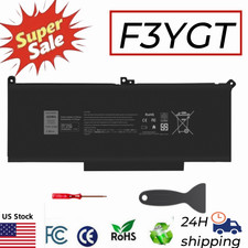 ✅LOT 10x F3YGT Battery For Dell Latitude 12 13 14 E7280 E7480 7480 7490 7390 US picture