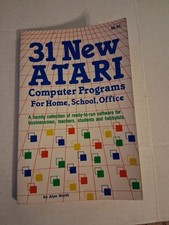 31 New Atari Computer Programs For Home, School & Office 1983 Paperback Book picture