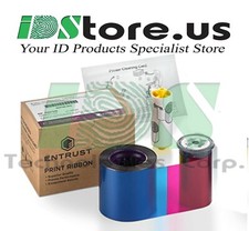 Entrust Full-Color Ribbon YMCKT 525100-004 - 500 prints - For Sigma DS1  and DS2 picture