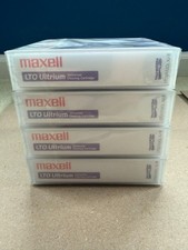 Maxell LTO Ultrium Universal Cleaning Cartridge - 4 New, Sealed Cartridges picture