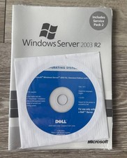 Microsoft Windows Server 2003 R2 Standard Dell OEM New Sealed CD Set picture