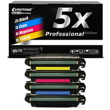 5x Eurotone Pro Cartouche XXL F R HP Couleur Laserjet Enterprise CP-4525-xh picture