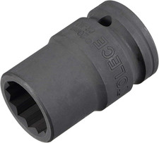 3/4-Inch Drive 20mm 12-Point Impact Socket, CR-MO Steel 56mm Length, Standard Me picture