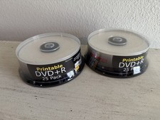 Comp USA DVD+R  Printable Recordable 25 Pack Spindle New 2 Pack picture