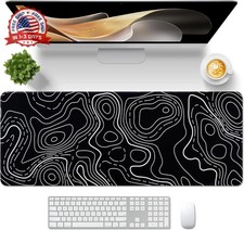 Topographic Mouse Pad Large Desk Mat 31.5