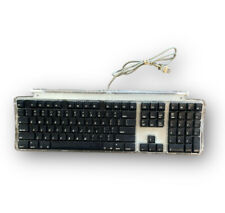 VINTAGE OEM APPLE M7803 Macintosh Clear Keyboard picture