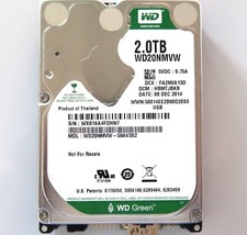 Western Digital WD20NMVW-59AV3S2 HBMTJBKB (WX61) Thailand 2.0TB USB 08DEC2014 picture