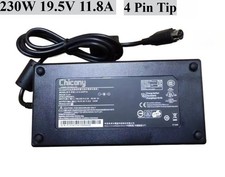 Original Chicony 19.5V 11.8A 230W Charger Adapter A12-230P1A 4 Pin Power Supply picture