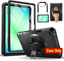 Military-Grade Case for Galaxy Tab A11+ 11 inch 2025 | Rotating Feature, Black picture