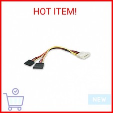 StarTech.com 12in LP4 to 2x SATA Power Y Cable Adapter - Molex to to Dual SATA P picture
